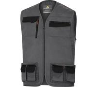 GILET DE TRAVAIL DELTA PLUS MACH2 GRIS ORANGE - M2GI3GO0 60/62 (3XL)