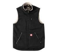 Gilet De Travail Doublé Sherpa En Toile West Coast Choppers Noir3XL Noir