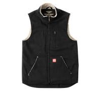 Gilet De Travail Doublé Sherpa En Toile West Coast Choppers NoirS Noir