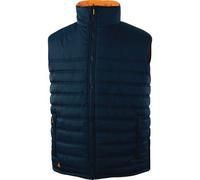 Gilet de travail haute visibilité Fidji 3 réversible - orange et bleu - taille S DELTA PLUS