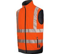 WüRTH MODYF Gilet de travail haute-visibilité réversible orange fluo Taille XL