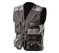 Neo Tools – Ensemble de travail (pantalon, gilet, t‑shirt) – Tissu Oxford – Gris/Noir – S‑XXL
