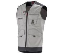 Gilet de travail TROWEL sans manches 9ATTUP gris/noir T1 LAFONT LA-9ATTUP-887-1