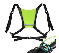 Gilet de vélo à LED - 3 modes de contrôle à distance réglable | Sac à dos de vélo sans fil pour les trajets en famille | Fitness, randonnée en ville, visibilité de sécurité en plein air, aventure