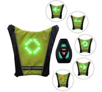 Gilet De Vélo Réfléchissant Avec Indicateur Lumineux Led Équipement De Sécurité Pour Cyclisme En Plein Air