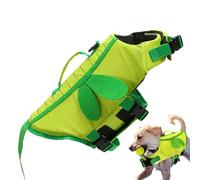 Gilet de vie pour chien - Extension de vie imperméable pour chien avec poignée | Maillot de bain tendance réglable pour chien avec boucle à boucle, réserve de vie pour animaux de compagnie s'adapte à