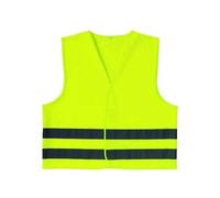 Gilet de visibilité jaune en maille 2 bandes réfléchissantes