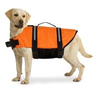 Gilet d'eau pour chien : combinaison de flottabilité premium, couche de flottaison réglable | Gilet de sauvetage sûr et réfléchissant pour chiens de natation, idéal pour les sorties de lac, les