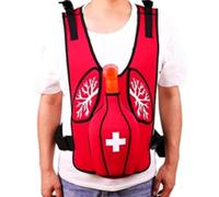 Gilet d'entraînement à l'étouffement, formation aux premiers secours en RCR pour adultes - Gilet d'entraînement anti-étouffement et anti-obstruction avec tapotements dans le dos