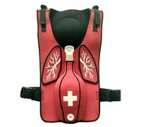 Gilet d'entraînement anti-étouffement de Heimlich - Modèle de pratique réutilisable pour la gestion des obstructions des voies respiratoires et les premiers secours A