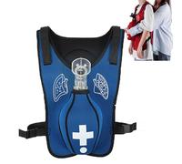 Gilet d'entraînement anti-étouffement RCR - Aide pédagogique portable pour les démonstrations d'obstruction des voies respiratoires et l'éducation des premiers secours