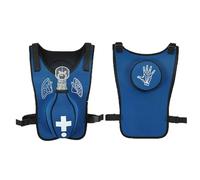 Gilet d'entraînement anti-étouffement, simulation d'obstruction des voies respiratoires, adapté aux infirmières et étudiants en premiers secours(Blue)