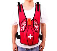 Gilet D'entraînement De Simulation D'obstruction Des Voies Respiratoires, Gilet D'entraînement Anti-étouffement, Bretelles Réglables Et Ceinture Abdominale,Adults