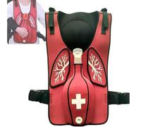 Gilet D'entraînement de Simulation D'obstruction Des Voies Respiratoires Heimlich Modèle D'entraînement Pratique Accessoire Pédagogique pour Infirmière,Étudiant A