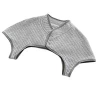 Gilet d'épaule pour le dos, le cou et les épaules soulagement de la douleur, soulager les migraines, prévenir les douleurs arthritiques, chauffe-épaules fines avec col, gris