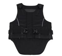 Gilet d'équitation de sécurité rembourré en Mousse EVA Absorbant Les Chocs, Gilet de Protection pour Hommes et Femmes, Cavaliers Professionnels dans Les arènes de Course, (L)