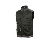 Gilet d'été bicolore, NOIR/ZEMENT GRIS, taille 4XL