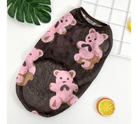 Gilet d'été pour animaux de compagnie avec grand imprimé ours - Ultra fin et respirant pour chiens et chats