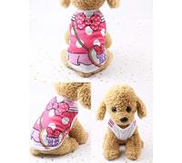 Gilet d'été pour animaux de compagnie - Faux vêtement en maille à bretelles pour chien et chat pour Teddy, Bichon Frise et Poméranien