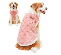 Gilet d'hiver en peluche pour chien - Pull doux pour chien - Vêtements coupe-vent pour animaux de compagnie, accessoires d'hiver légers pour chiens d'intérieur
