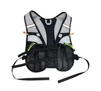 Gilet d'hydratation de course à pied - Gilet d'hydratation pour l'extérieur | Sac à dos isotherme | Sac de rangement réfléchissant avec plusieurs poches pour trekking, camping, cyclisme, alpinisme