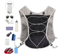 Gilet D'hydratation - Gilet De Course Imperméable Et Réfléchissant 5 L | Fournitures À Cyclisme Légères Légères Pour Le Vélo, La Randonnée Et L'entraînement En Plein Air, Le Trail, La Montagne