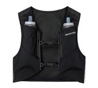 Gilet d'hydratation LITEVEST Build & Fitness avec 2 gourdes Souples de 500 ML - 7 Poches, Respirant, Confortable, sécurisé et élégant pour Le Trail, Les Marathons et Les Courses Quotidiennes