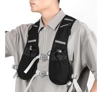 Gilet d'hydratation pour homme en cours, gilet d'eau qui coule - Poches à piston réglable réfléchissant - Sac à dos d'eau respirant pour hommes et femmes