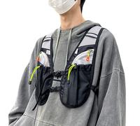 Gilet d'hydratation pour running sac à dos hydratation pour randonnée | Design réfléchissant avec plusieurs poches pour le trekking, le camping, le cyclisme et l'alpinisme