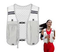 Gilet d'Hydratation Running et Trail | Veste Sac d'Hydratation Course à Poches Multiples,Équipement De Poitrine avec Réservoir Stable pour Jogging Marathons Randonnée Cyclisme Escalade
