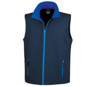 Gilet Doublé Imperméable Avec Poches Zippées Résistant Au Vent