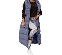 Gilet Doudoune Femme Léger Automne Doudounes Zippé Fermeture Gilets matelassé brillant Printemps Hiver sans Manche Blousons Casual Compressible Mode Veste d'extérieur avec Poches
