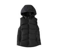Gilet Doudoune Fille Longue sans Manches Manteau Duvet Enfant Garcon Chaud Hiver Veste Zippé épais Chaud en Peluche Parka Manteaux et Blousons Gilets a Capuche Fourrure Winter Coats pour 3-12 ans
