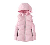 Gilet Doudoune Fille Longue sans Manches Manteau Duvet Enfant Garcon Chaud Hiver Veste Zippé épais Chaud en Peluche Parka Manteaux et Blousons Gilets a Capuche Fourrure Winter Coats 3-12 ans