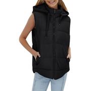 Gilet Doudoune Légère Sans Manche Femme - Veste Fine Matelassée Blouson