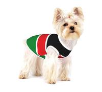 Gilet en coton imprimé drapeau du Soudan du Sud pour animal domestique, taille S, doux, élastique, respirant