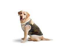 Gilet en coton pour animaux de compagnie - T-shirt doux et léger, imprimé montagnes et rivières sans manches pour chiens de taille moyenne et grande taille 5XL