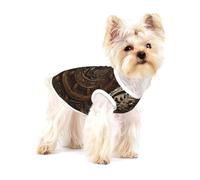 Gilet en coton respirant et réglable avec boussole de pharaon pour petits chiens et chats - Vêtements d'été pour chiots