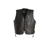 Gilet en Cuir à Lacets Richa Gilet Sadic Noir10XL Noir