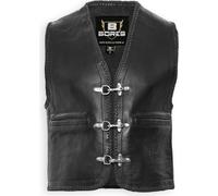 Gilet en cuir Bores Sunride 1 Noir-M