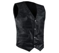 Gilet en Cuir Richa avec Lacets Noir3XL Noir