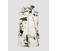 Gilet En Duvet Blanc Pour Femmes Y-3 Graphic Flock Il2027-bog