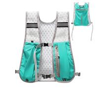 Gilet en eau courante, gilet d'hydratation | Hydratation réfléchissante Pack de poitrine du support de téléphone,Geil de gilet réfléchissant avec un stockage de bouteille d'eau de 500 ml pour les femm