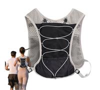 Gilet en Eau Courante, Gilet d'hydratation - Sac à Dos de Course à 5L réfléchissant - Accessoire de Sports et d'extérieur réglables à séchage Rapide légers pour Le Courant de Cyclisme, Le Sentier, la