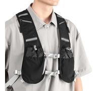 Gilet en Eau Courante - Sac à Dos d'hydratation Respirante, Pochette Sportive réglable, porteuse extérieure réfléchissante, Pack d'entraînement léger, Organisateur de Fitness Durable | Les Bout