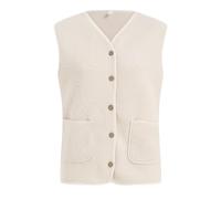 Gilet en Molleton Polaire Doux sans Manche Coupe Classique Womens Fleeced Vest Femme Gilet sans Manche Femme Bouton Matelassée Débardeur Veste avec Poches