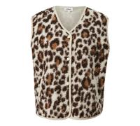 Gilet en peluche à motif léopard, coupe décontractée femme s.Oliver Marron 44