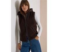 Gilet en peluche avec capuche amovible