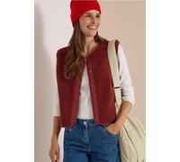 Gilet en peluche avec empiècements en softshell