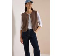 Gilet en peluche avec empiècements en softshell